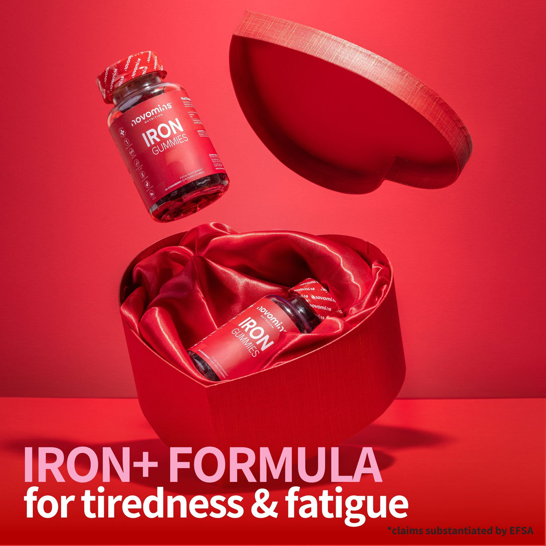 Iron Gummies Vital Iron & Vitamin C Supplement 60 Gummies