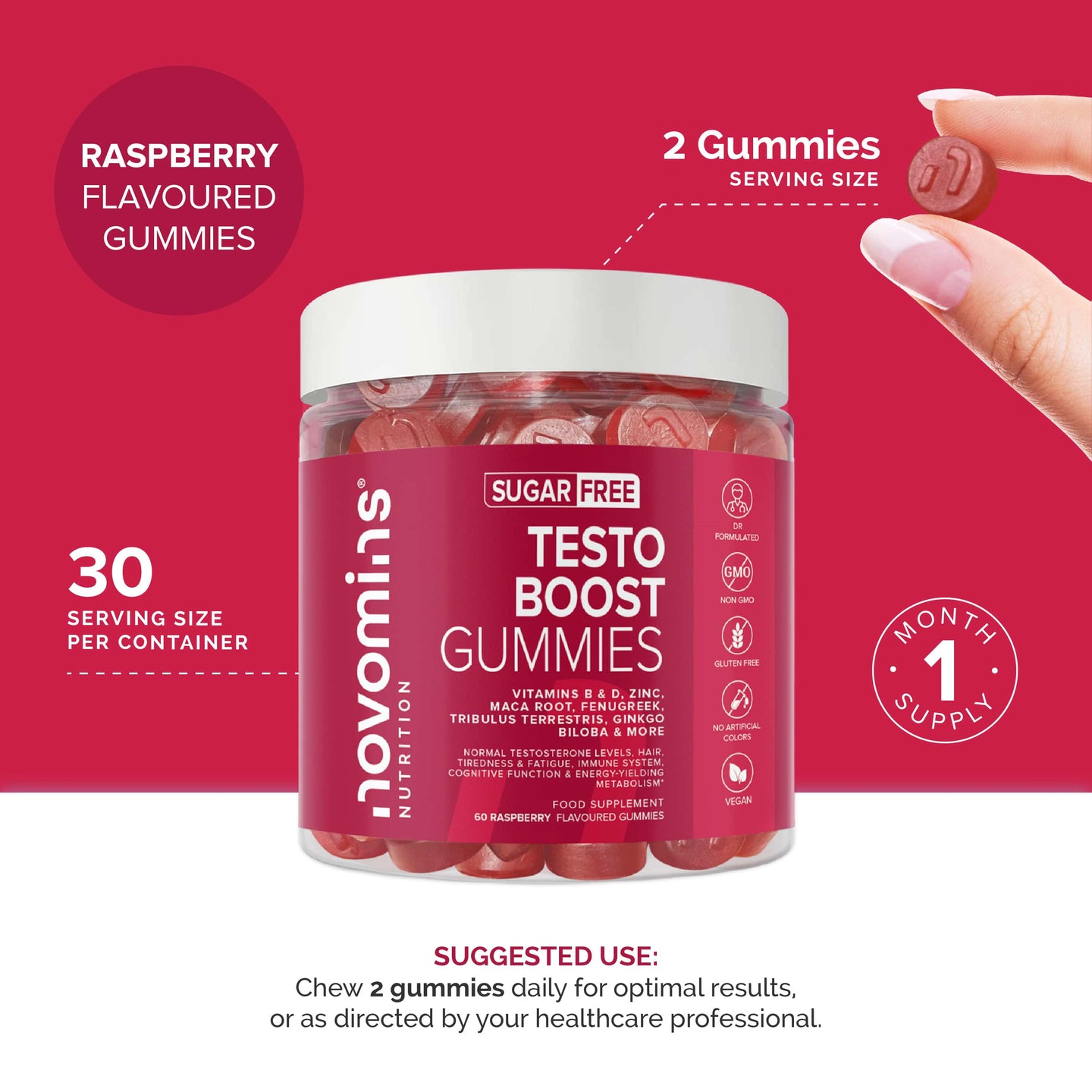 Test O Boost Testo-Boost Gummies – Novomins Nutrition