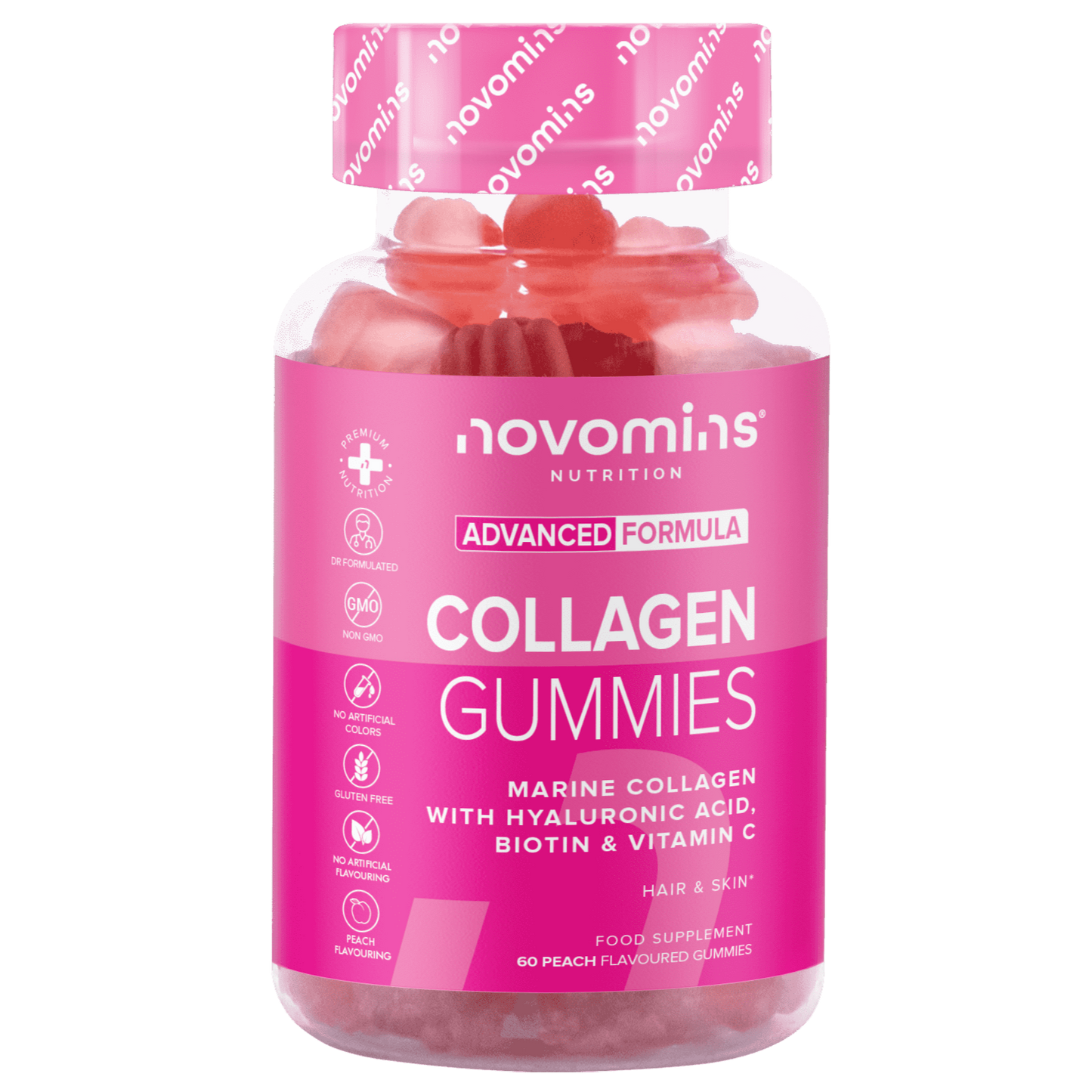 novomins collagen gummies bottle